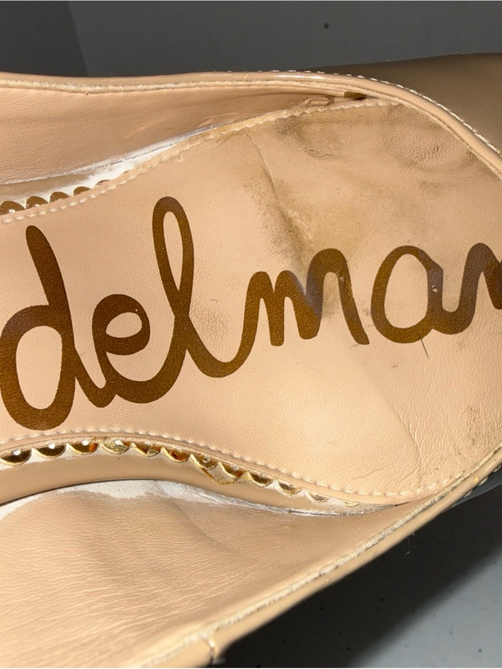 Sam Edelman Women's Nude Patent Pumps 7.5 M - Picture 14 of 15